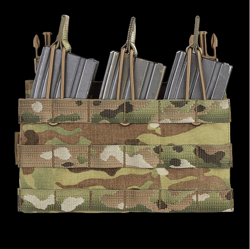 Removable Triple MOLLE Open Pouch - Spade 7 Tactical
