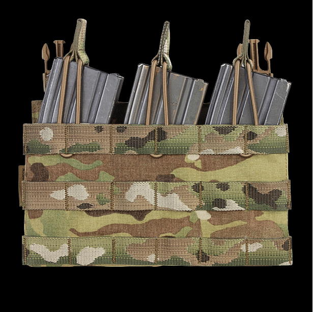Removable Triple MOLLE Open Pouch - Spade 7 Tactical